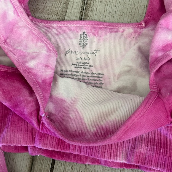 Free People FP Movement Good Karma Top & Bottom Set - Vivacious Violet - xs/s - Picture 4 of 4